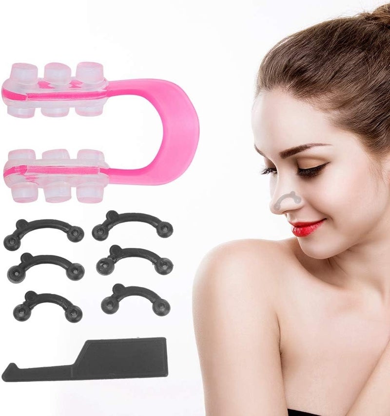 woobles Nose Up Lifting Clip, Safety Silicone Shaper Nose Clip for Lifting Straightening Nose Bridge Straightener Corrector Slimming Device - Image 1